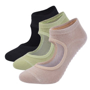Comfortable Combed Cotton Yoga Socks for Women
