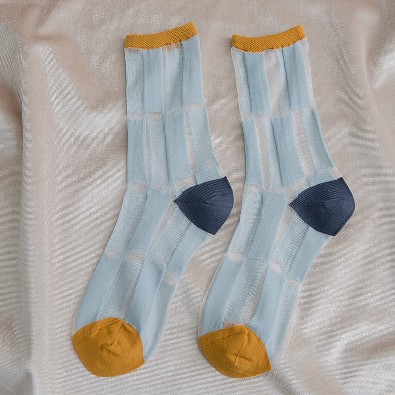 Breathable Patchwork Stockings for Women