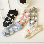 Soft Cotton Ankle Socks for Women