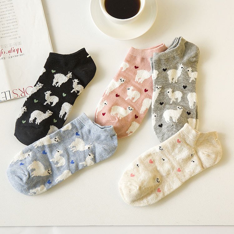 Soft Cotton Ankle Socks for Women