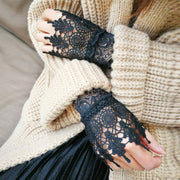 Fingerless Lace Gloves for Women