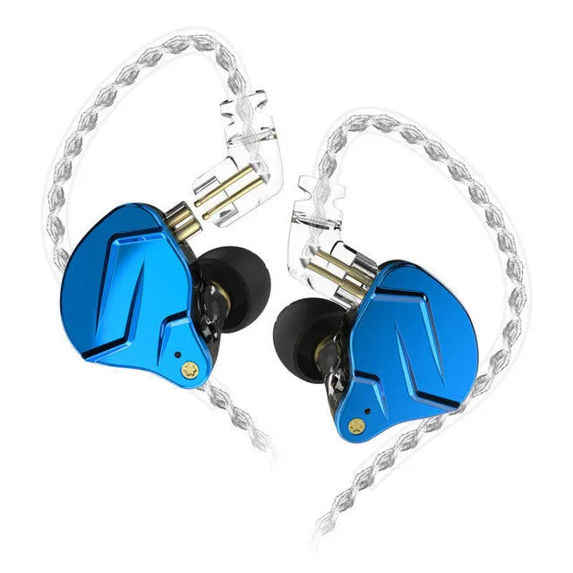 ZSN Pro X Hybrid In-Ear Earphones with Metal Housing, 1 Balanced Armature and 1 Dynamic Driver, Noise Cancelling