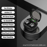 Mini Invisible Bluetooth 5.3 Wireless Earbuds with Hi‑Fi Stereo, Noise Reduction