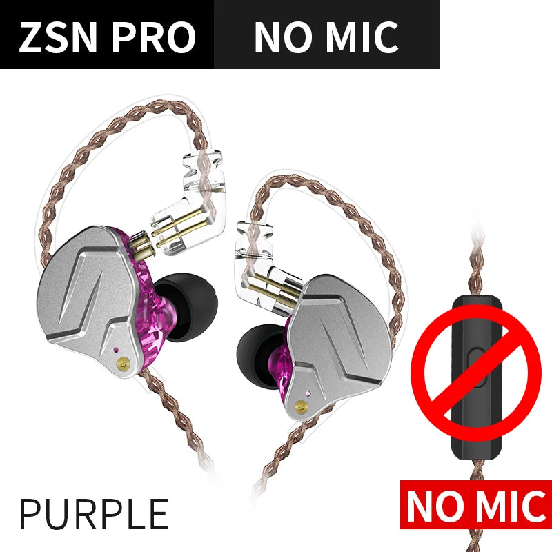 Hybrid Drive In‑Ear Earphones with Balanced‑Armature and Dynamic Drivers, Noise Cancelling