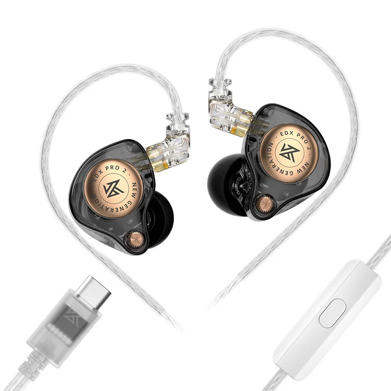 Dynamic In‑Ear HIFI Earphones with Optional 3.5 mm T‑Plug – DJ‑Grade Sound and Noise Cancelling