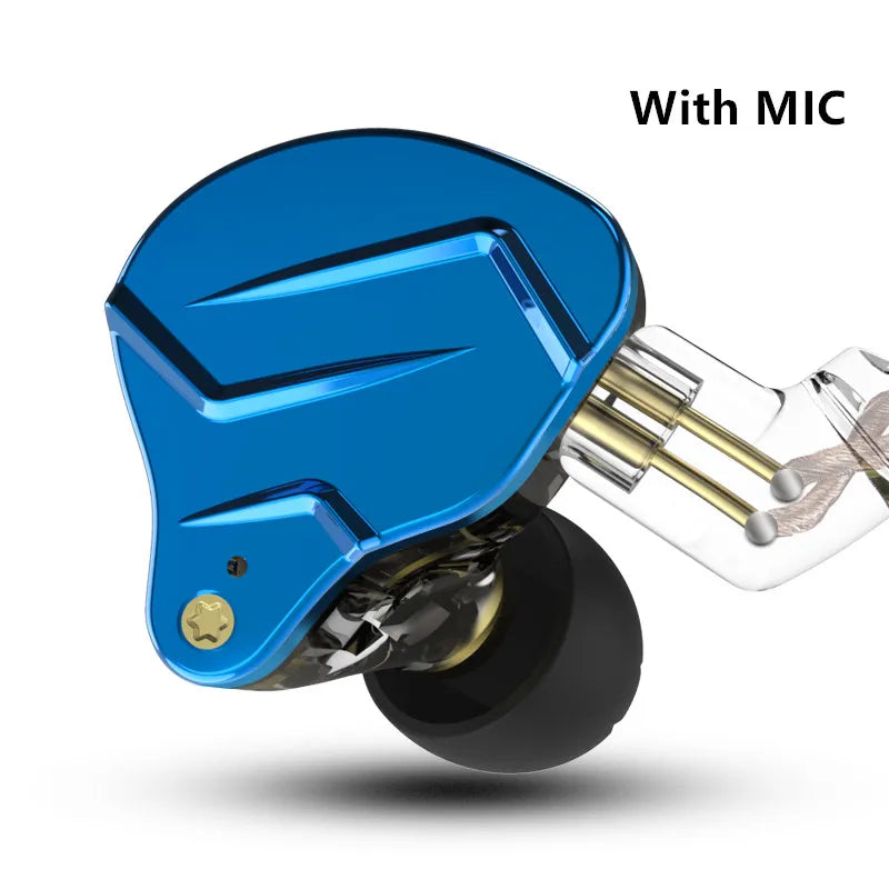 Hybrid 1‑Dynamic + 1‑Balanced Armature Earbuds with Replaceable Cable