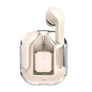 T2 Wireless Bluetooth TWS Earbuds Transparent Design with ENC and Digital Power Display
