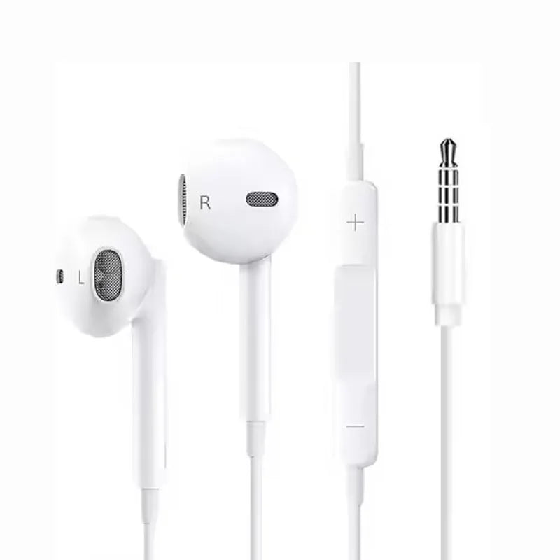 3.5mm Hifi Gaming Wired Earphones with Earphone Custom logo with Mic  for Mobile Phones 15/16 Huawei/Samsung
