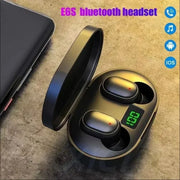 TWS E6S Bluetooth Earbuds with Noise Cancelling Mic, Wireless Headset for Xiaomi Redmi