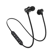 Bluetooth 4.2 Waterproof Sports Earbuds with Neckband, Magnetic Connection and Built-in Mic