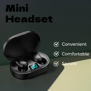 True Wireless Sport Bluetooth Earbuds with Noise Cancelling and Built-in Mic