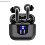 Bluetooth 5.4 In‑Ear Wireless Earbuds with Hi‑Fi Stereo Sound, Noise Reduction and Digital Display