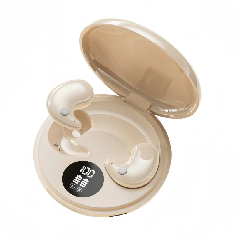 Bluetooth Sleep Earbuds with Touch Controls and Comfortable Fit (Bluetooth 5.3)