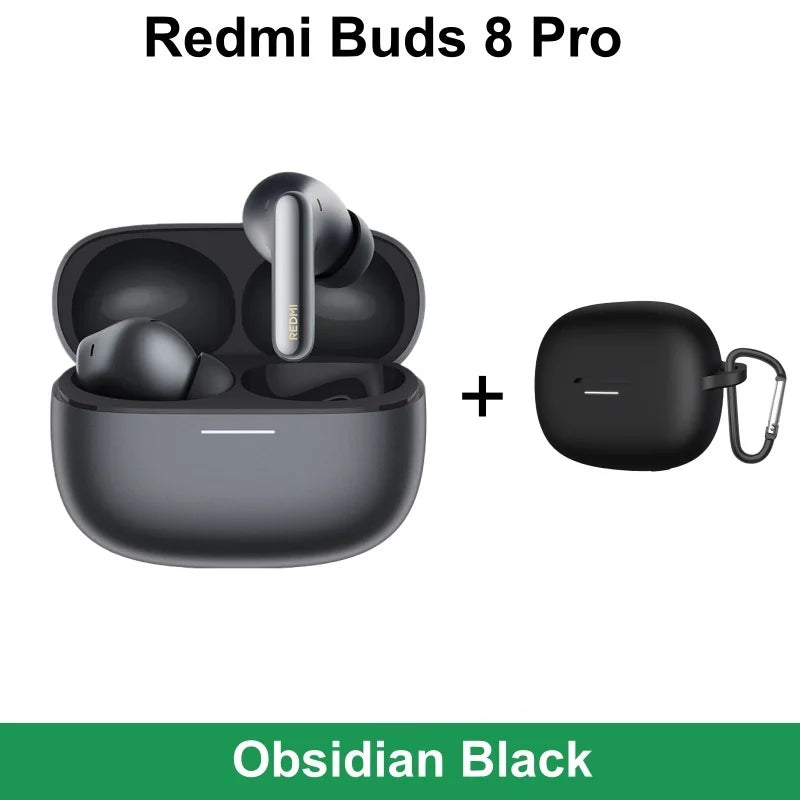 Buds 8 Pro True Wireless Earbuds, Bluetooth 5.4, AI Clear Call, Triple Mic, 55 dB Active Noise Cancellation
