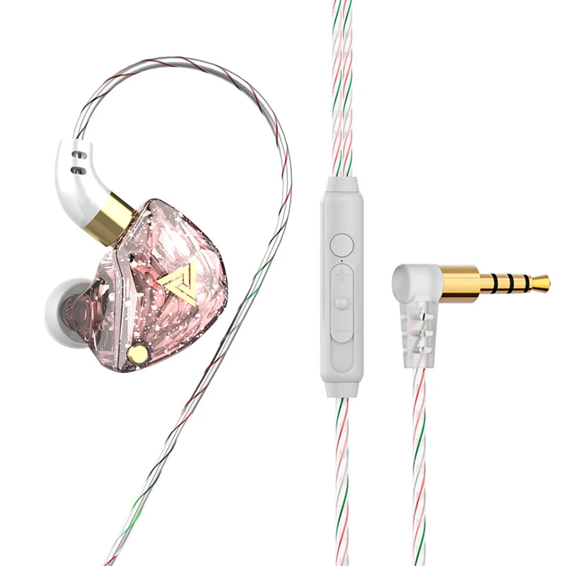 Wired In-Ear Earphones with Microphone, Hi‑Fi Bass and Noise Cancelling for Sport and Gaming