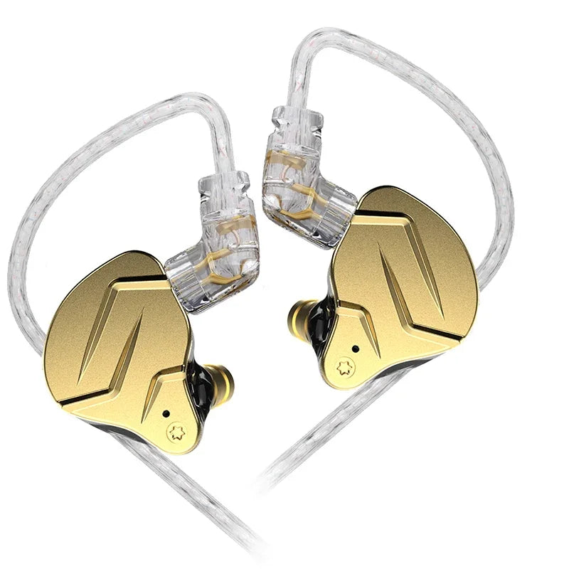 Hybrid Drive HIFI Metal In‑Ear Earphones with Noise Cancelling, Sport Design