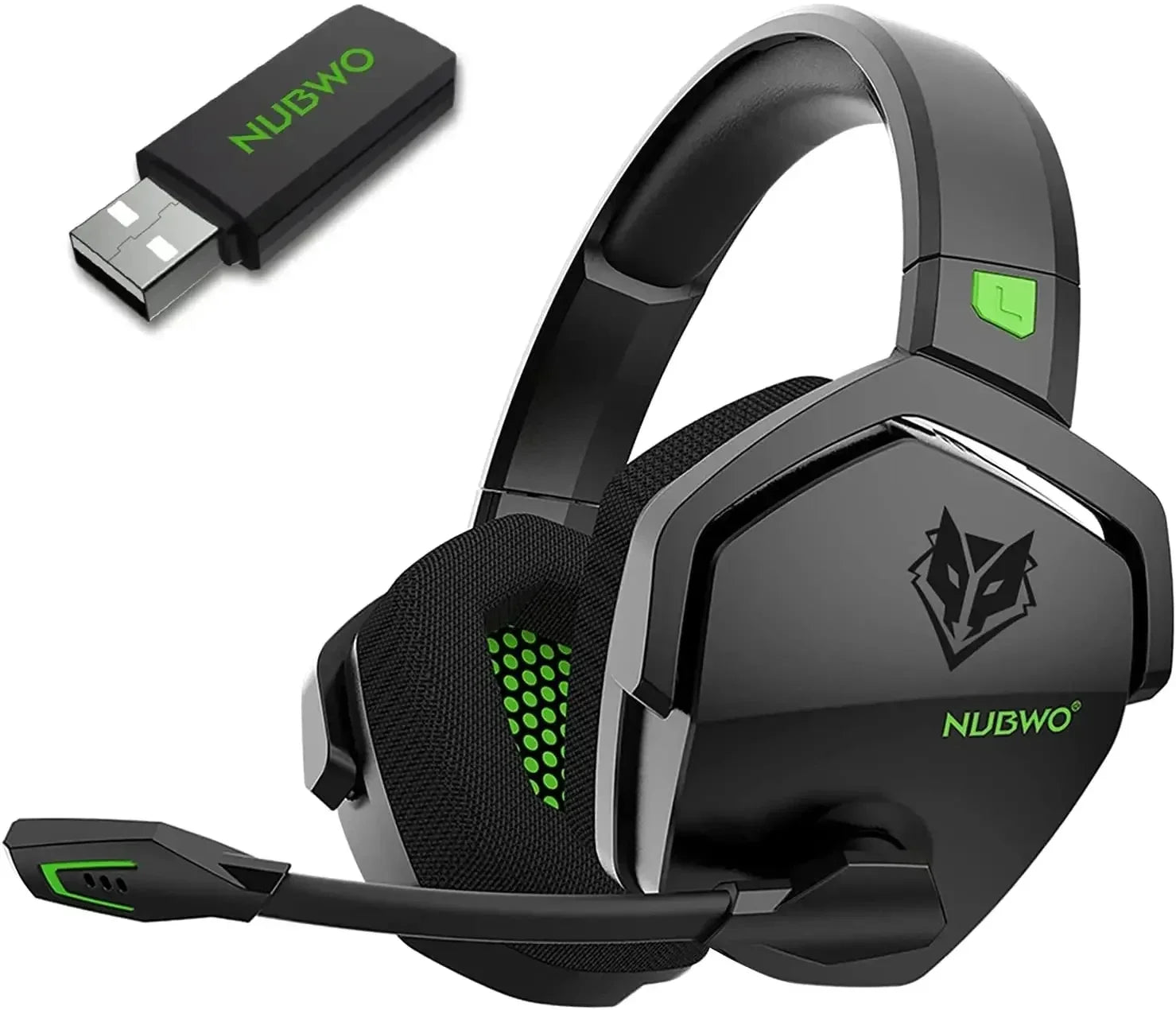 G06 Dual Wireless Gaming Headset with Bluetooth 5.3 and 2.4 GHz RF – Mic Compatible with PS5, PC and Switch
