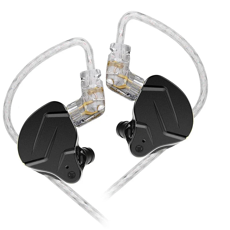 Hybrid Drive HIFI Metal In‑Ear Earphones with Noise Cancelling, Sport Design