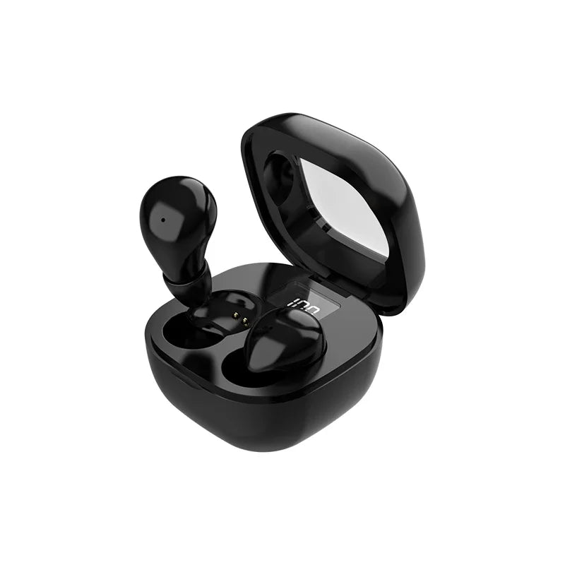 Mini Invisible Bluetooth 5.3 Earbuds, TWS In‑Ear Headsets with Hi‑Fi Stereo and Noise Reduction, Compatible with iPhone