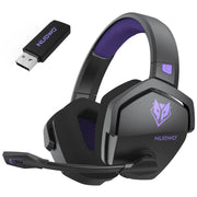 G06 Dual Wireless Gaming Headset with Bluetooth 5.3 and 2.4 GHz RF – Mic Compatible with PS5, PC and Switch