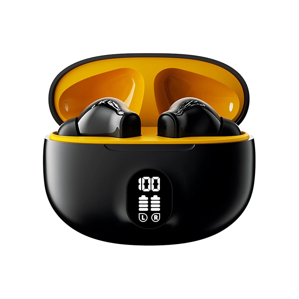 Bluetooth Wireless Earbuds with HIFI Sound, LED Display and Touch Control