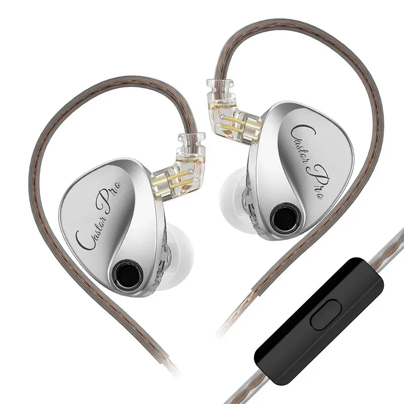 Castor PRO 2DD In-Ear Hi‑Fi Tunable Bass Earphones