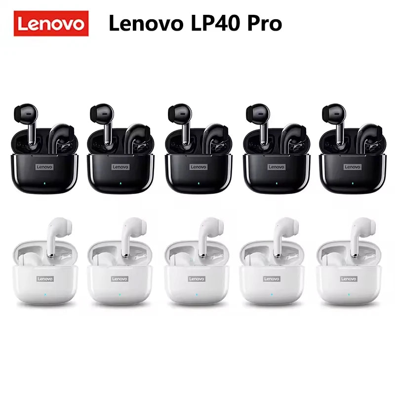 LP40 Pro Wireless Bluetooth 5.4 True Wireless Earbuds – Gaming & Sports, Touch Control, HD Call Mic