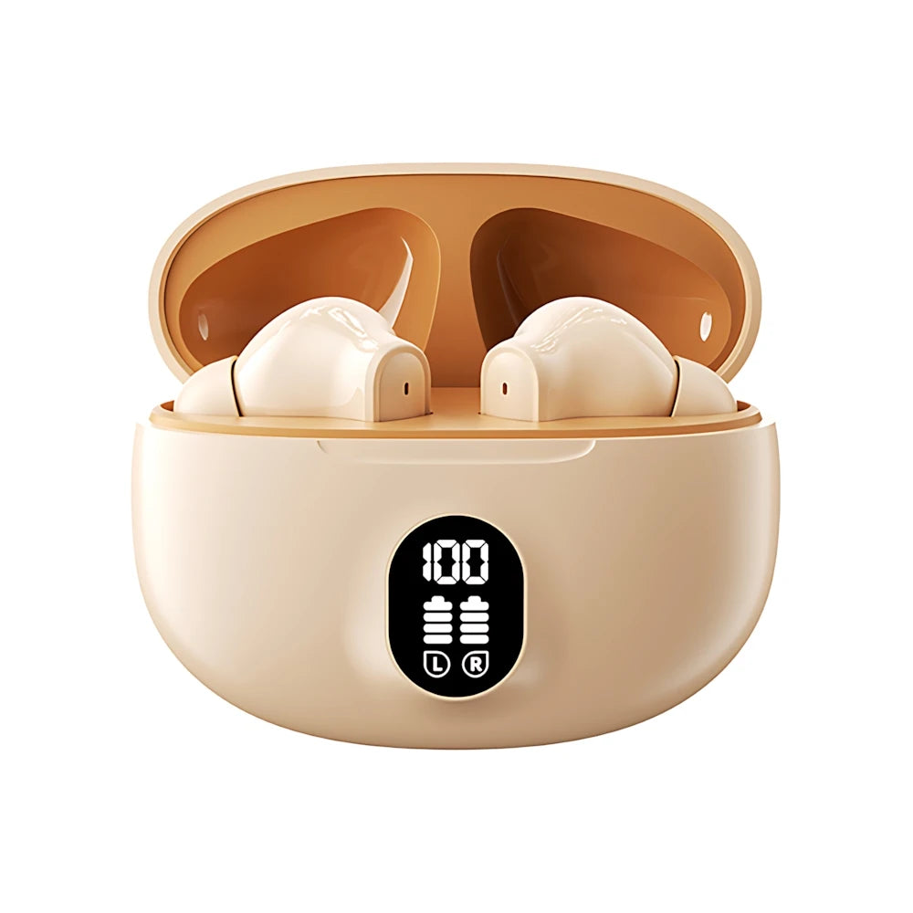 Bluetooth Wireless Earbuds with HIFI Sound, LED Display and Touch Control