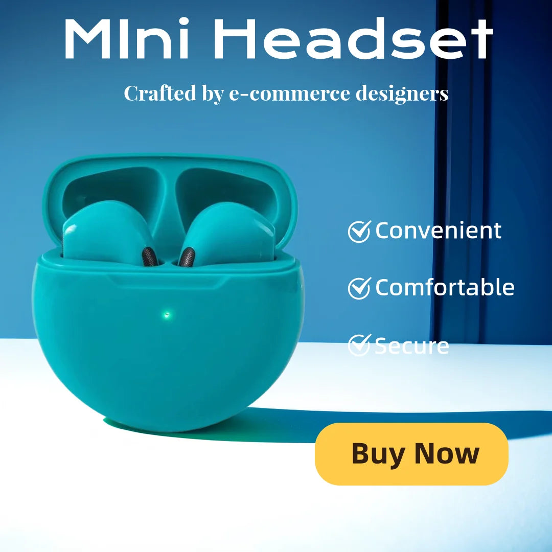 Fashionable Wireless Bluetooth Headset with Hi‑Fi Sound for Music, Calls and Gaming