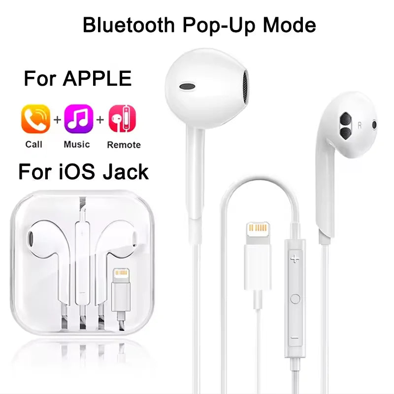 USB-C Wired Stereo Earbuds for iPhone, iPad and Laptops (3.5 mm Adapter Included)