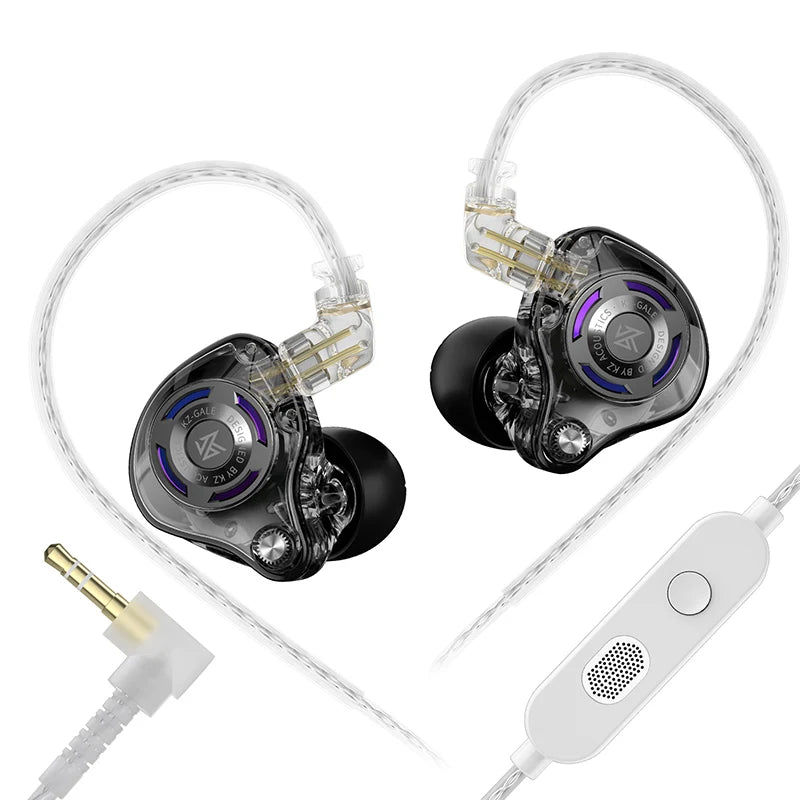 Gale Gaming In-Ear Earphones with Hi‑Fi Acoustic Performance and Dual Omnidirectional Microphones