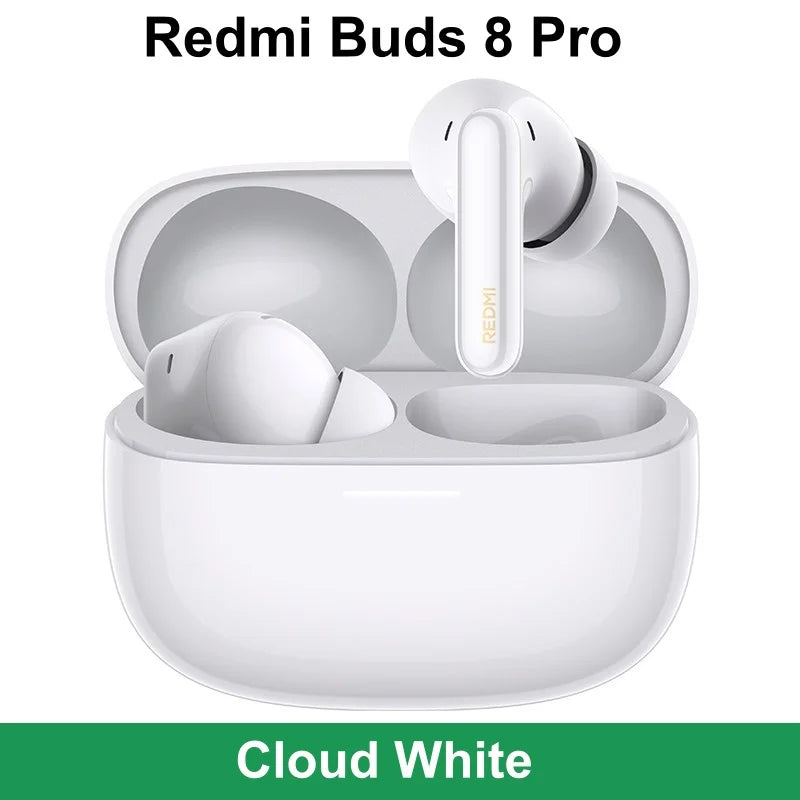Buds 8 Pro True Wireless Earbuds, Bluetooth 5.4, AI Clear Call, Triple Mic, 55 dB Active Noise Cancellation