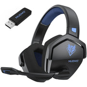 Dual Wireless Gaming Headset with Microphone, 2.4 GHz Bluetooth 5.3, Compatible with PS5, PS4, PC, Mobile and Switch