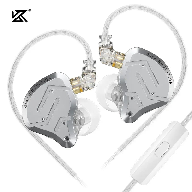 Hybrid 1-BA + 1-DD Metal In-Ear Earphones with Hi-Fi Bass and Noise Cancellation