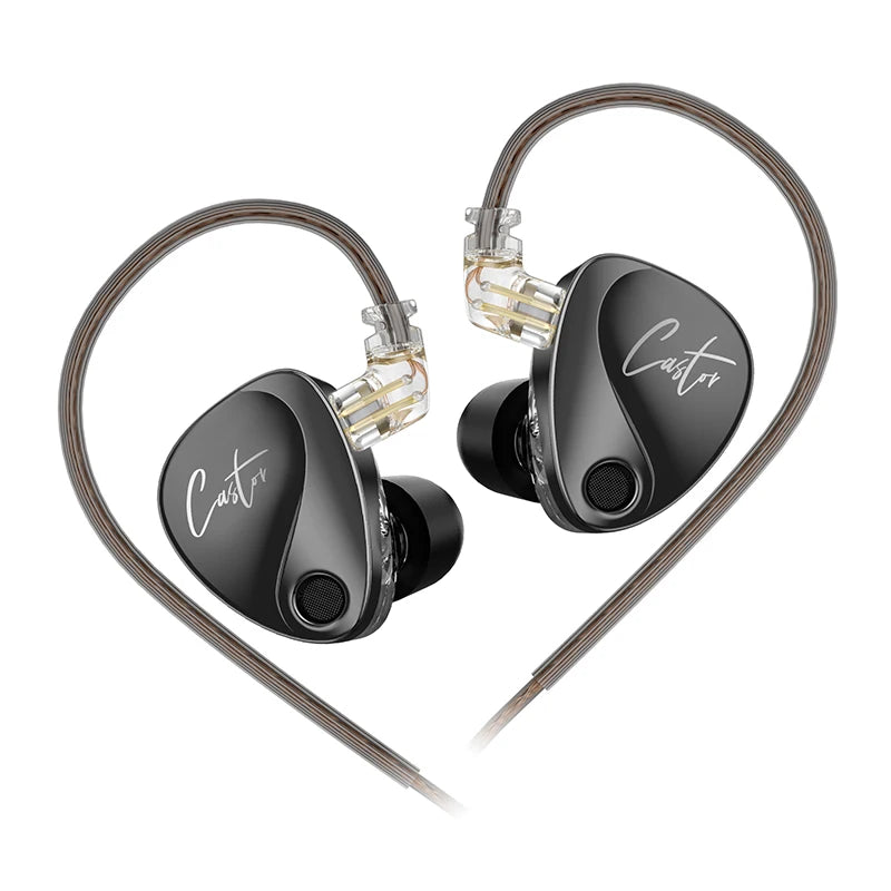 Castor In-Ear Hi-Fi Earphones with 2 Dynamic Drivers and Balanced Armature