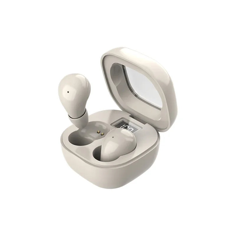Mini Invisible Bluetooth 5.3 Earbuds, TWS In‑Ear Headsets with Hi‑Fi Stereo and Noise Reduction, Compatible with iPhone
