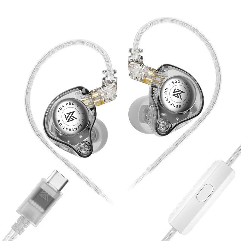 Dynamic In‑Ear HIFI Earphones with Optional 3.5 mm T‑Plug – DJ‑Grade Sound and Noise Cancelling