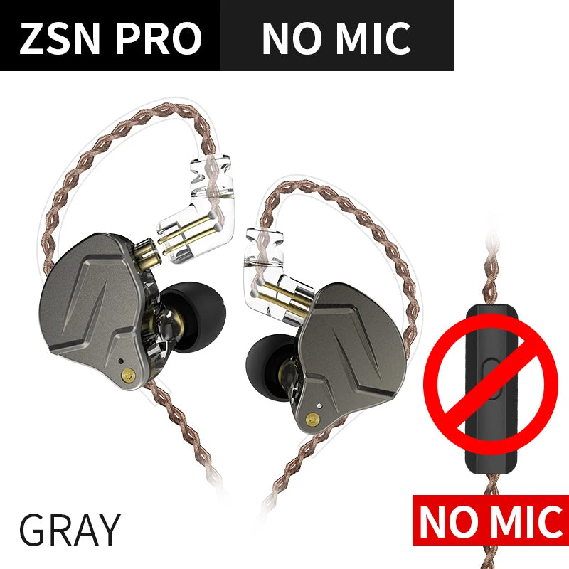 Hybrid Drive In‑Ear Earphones with Balanced‑Armature and Dynamic Drivers, Noise Cancelling