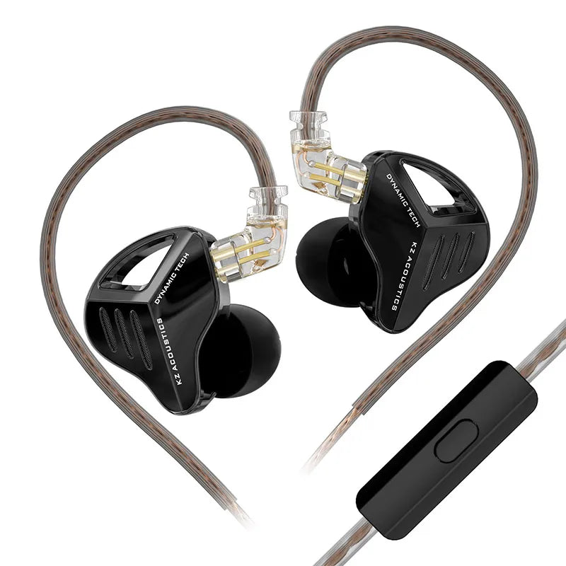 Dynamic In-Ear Earphones with Metal Housing, High‑Fidelity Bass and Noise Cancelling for Sport