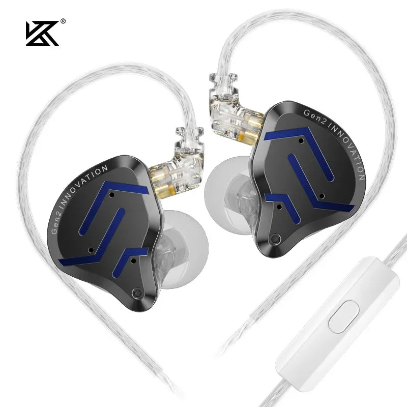 Hybrid Drive In-Ear Earphones with Hi-Fi Bass, 1 Balanced Armature and 1 Dynamic Driver, Sport and Gaming Monitor