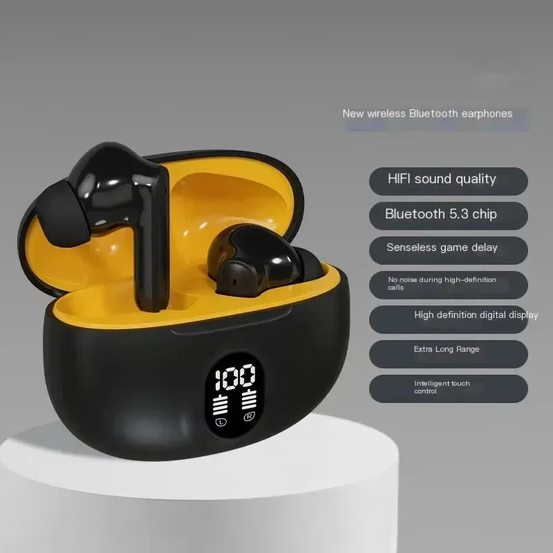 High‑Fidelity Gaming Bluetooth Headphones with Noise Reduction and Built‑in Mic