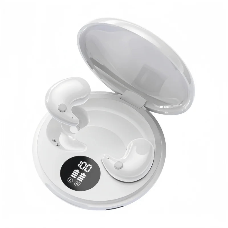 Bluetooth Sleep Earbuds with Touch Controls and Comfortable Fit (Bluetooth 5.3)