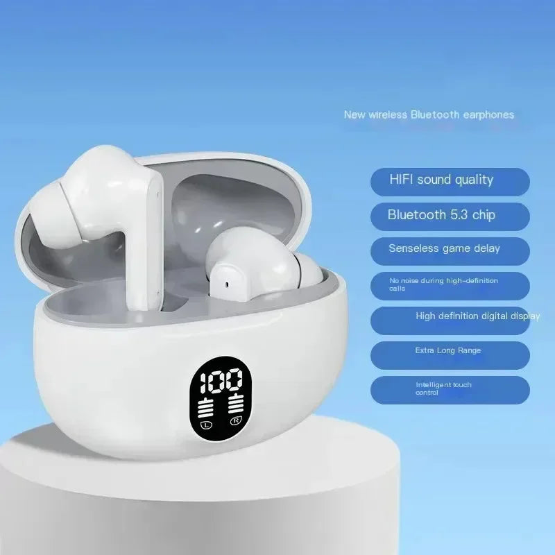 High‑Fidelity Gaming Bluetooth Headphones with Noise Reduction and Built‑in Mic