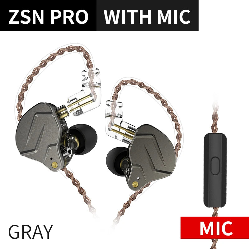 Hybrid Drive In‑Ear Earphones with Balanced‑Armature and Dynamic Drivers, Noise Cancelling