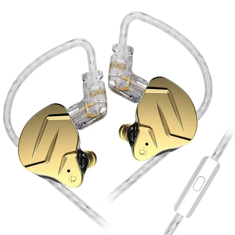 Hybrid Drive HIFI Metal In‑Ear Earphones with Noise Cancelling, Sport Design