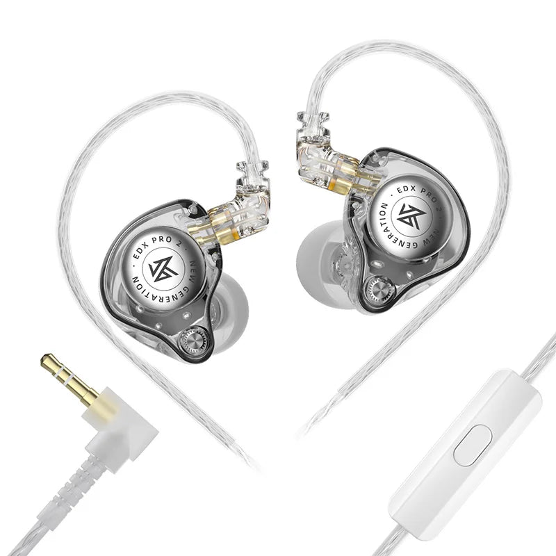 Dynamic In‑Ear HIFI Earphones with Optional 3.5 mm T‑Plug – DJ‑Grade Sound and Noise Cancelling