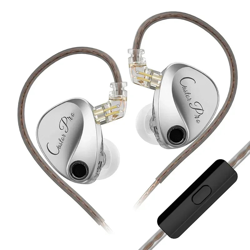 KZ Castor PRO 2DD in Ear HiFi Earphones High-end Tunable Earphones Hfi Sound Quality Bass Headsets