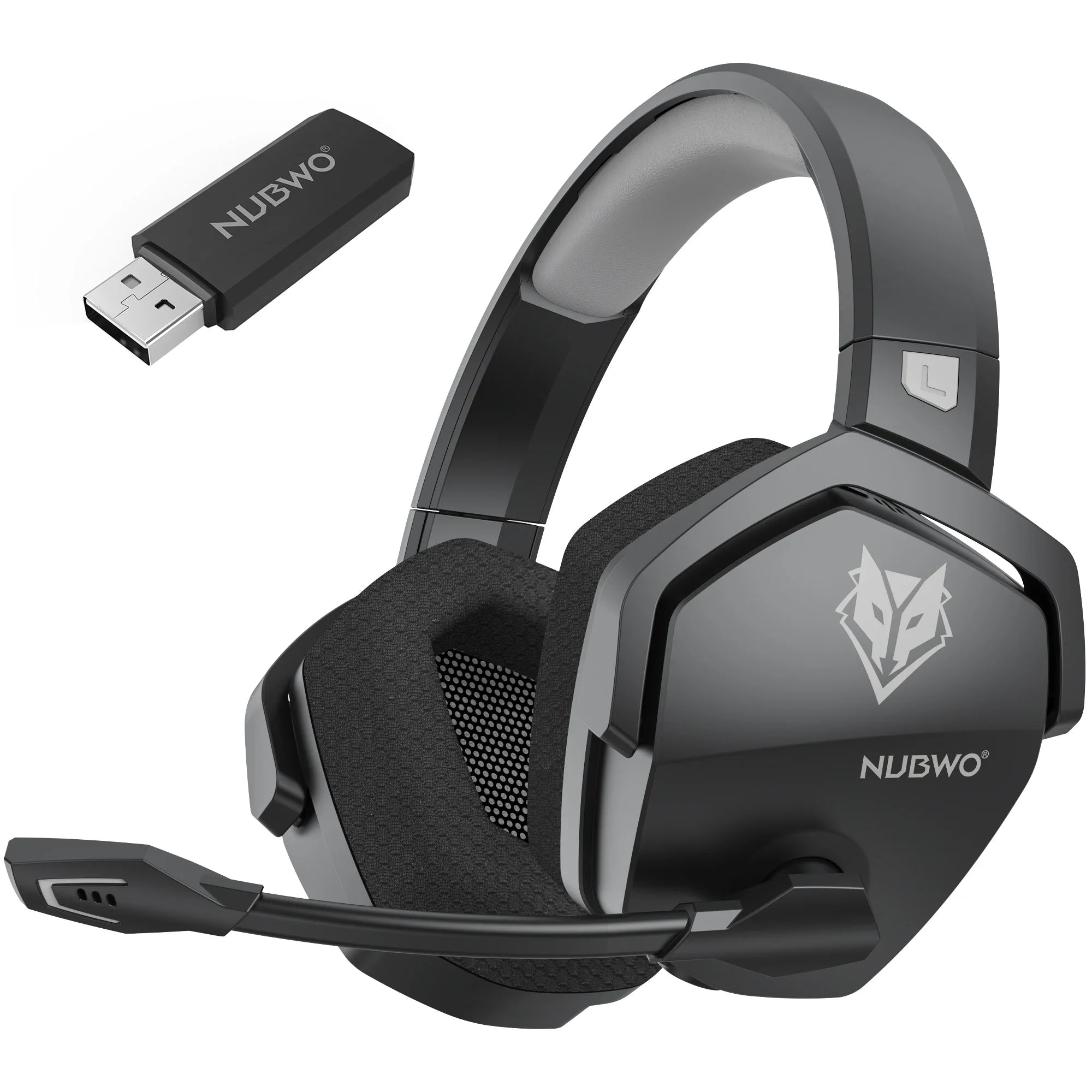 G06 Dual Wireless Gaming Headset with Bluetooth 5.3 and 2.4 GHz RF – Mic Compatible with PS5, PC and Switch