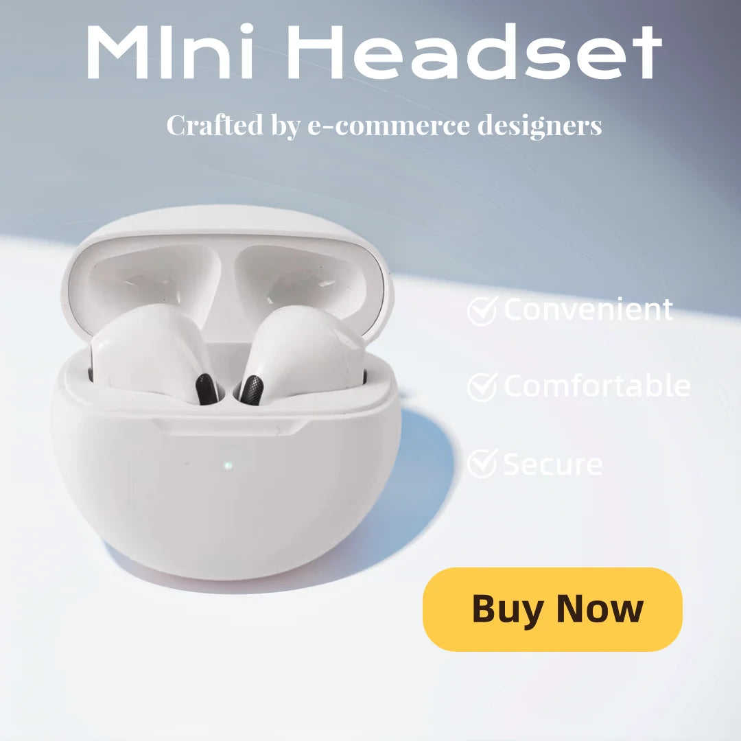 Fashionable Wireless Bluetooth Headset with Hi‑Fi Sound for Music, Calls and Gaming