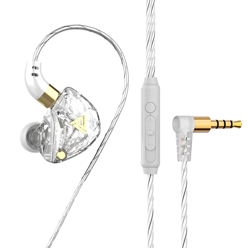 Wired In-Ear Earphones with Microphone, Hi‑Fi Bass and Noise Cancelling for Sport and Gaming